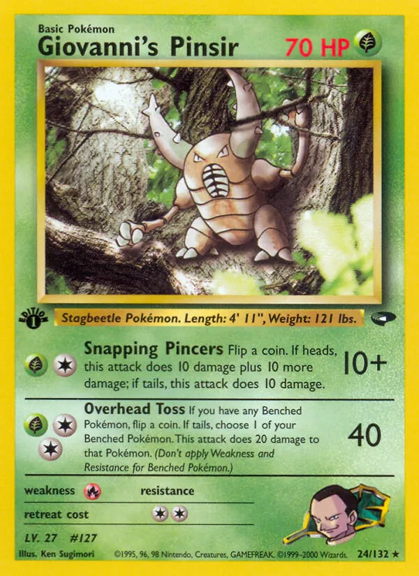 24 Giovanni's Pinsir – Gym Challenge