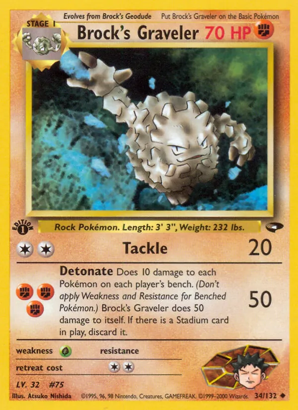 34 Brock's Graveler – Gym Challenge