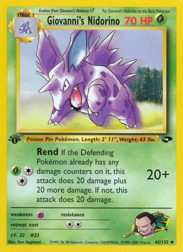 45 Giovanni's Nidorino – Gym Challenge