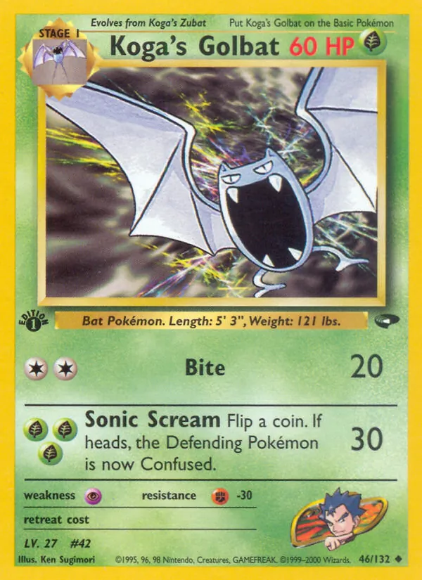 46 Koga's Golbat – Gym Challenge