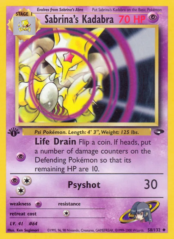 58 Sabrina's Kadabra – Gym Challenge