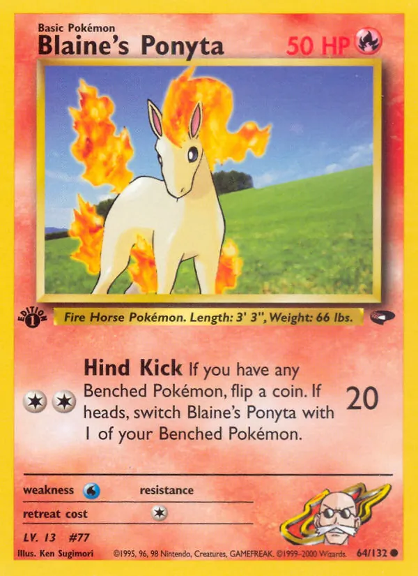 64 Blaine's Ponyta – Gym Challenge