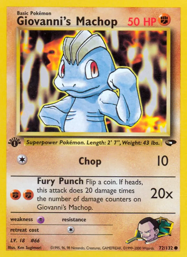 72 Giovanni's Machop – Gym Challenge