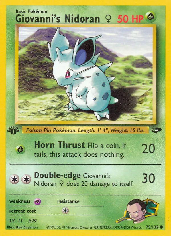 75 Giovanni's Nidoran ♀ – Gym Challenge