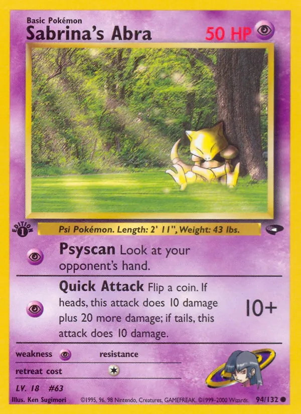 94 Sabrina's Abra – Gym Challenge