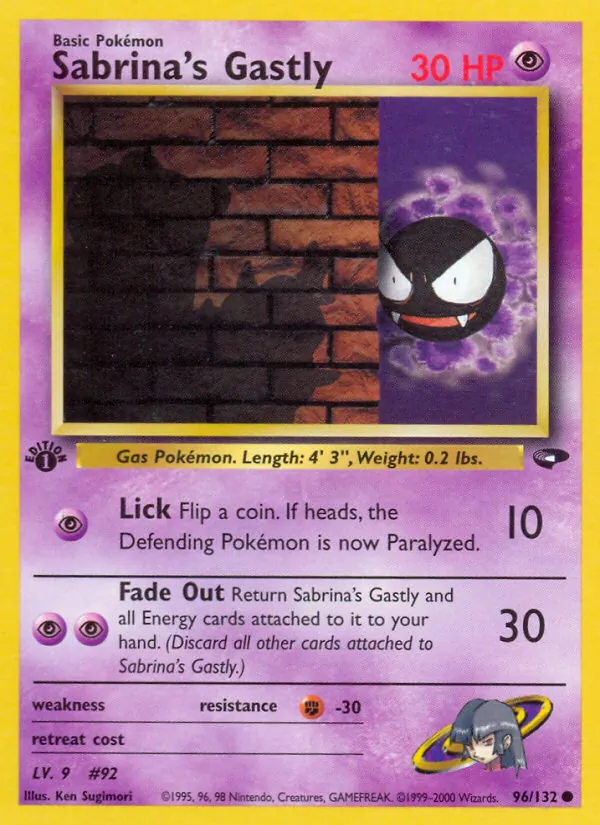 96 Sabrina's Gastly – Gym Challenge