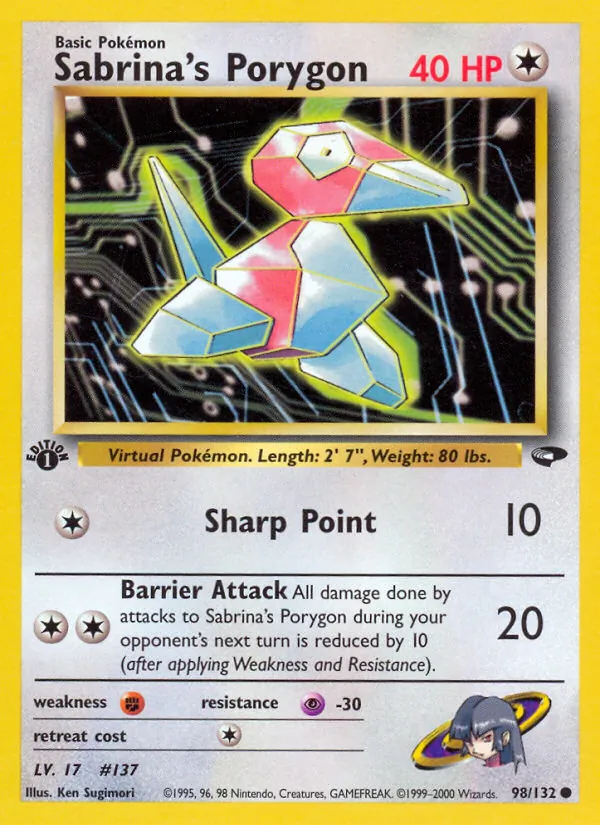 98 Sabrina's Porygon – Gym Challenge
