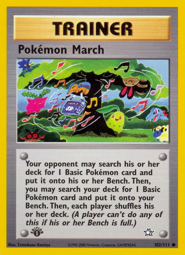 102-1ED Pokémon March – Neo Genesis