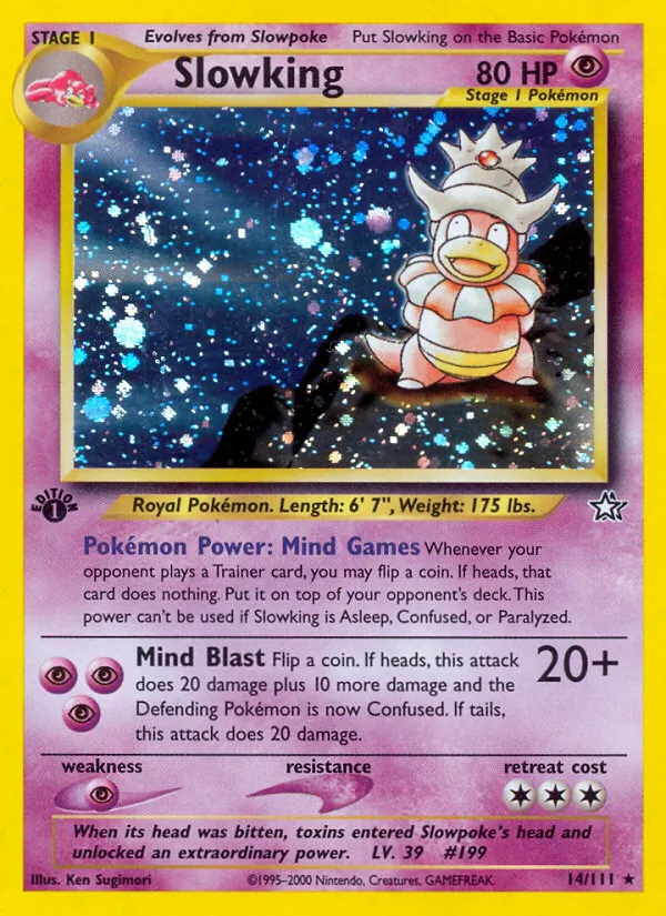 14-1ED Slowking – Neo Genesis