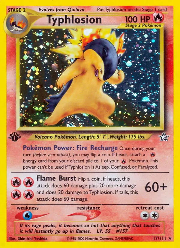 17-1ED Typhlosion – Neo Genesis