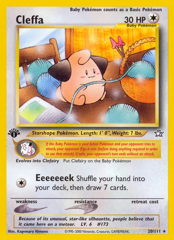 20-1ED Cleffa – Neo Genesis