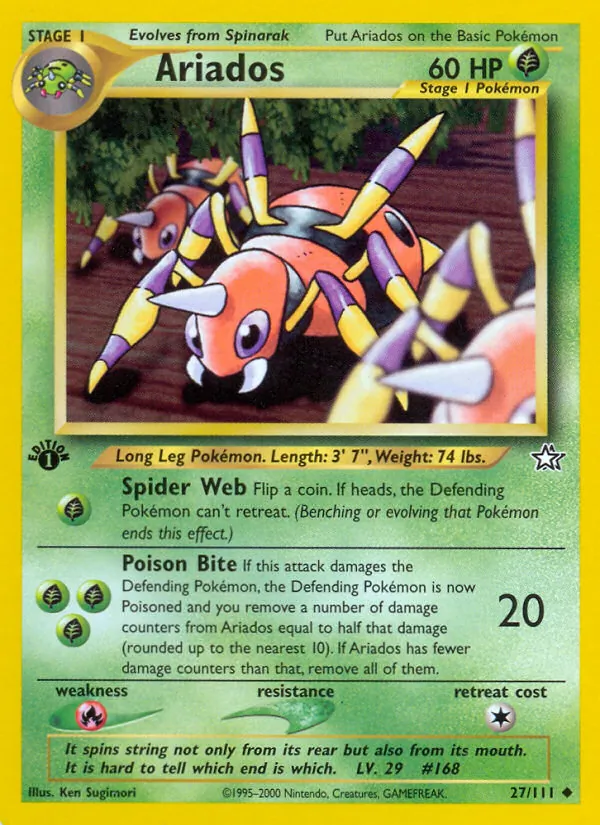 27-1ED Ariados – Neo Genesis
