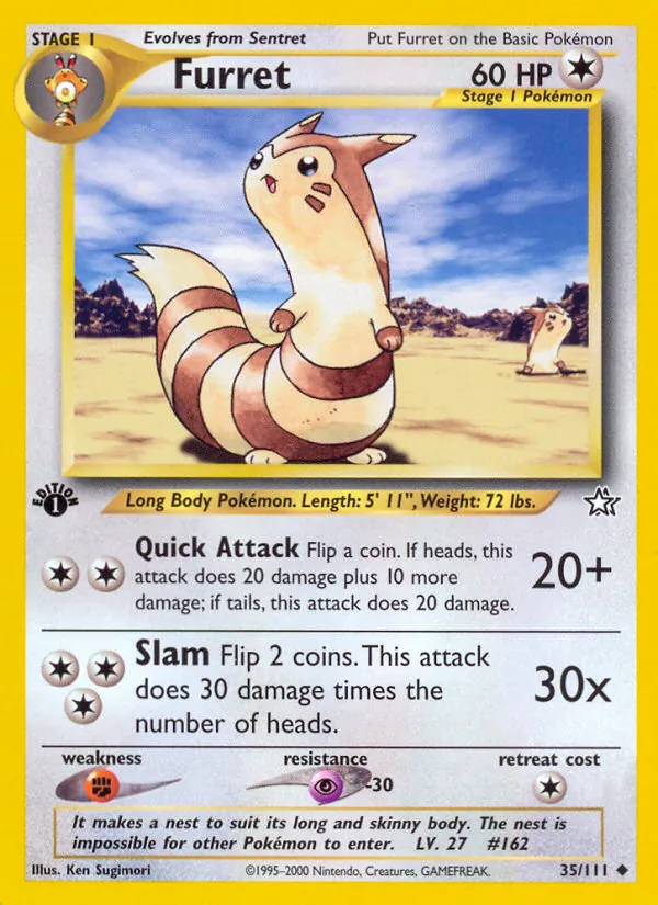35-1ED Furret – Neo Genesis