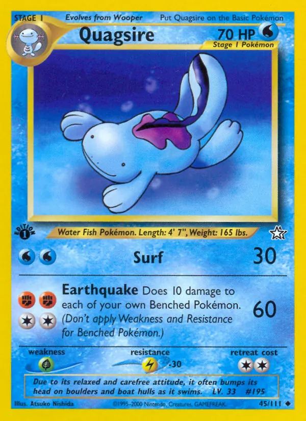 45-1ED Quagsire – Neo Genesis