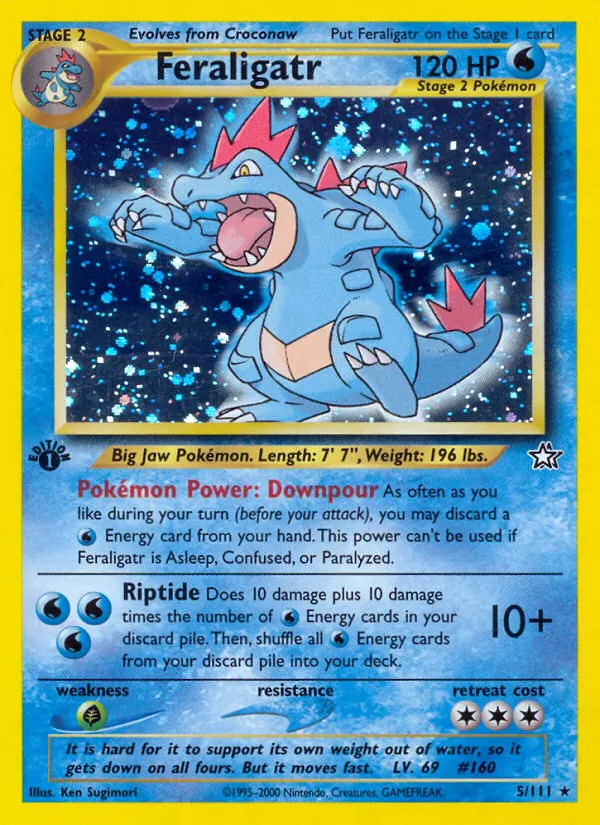 5-1ED Feraligatr – Neo Genesis