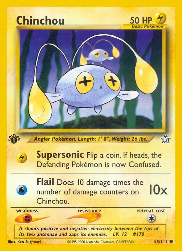 55-1ED Chinchou – Neo Genesis