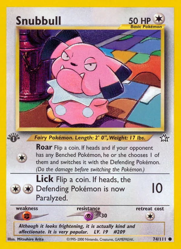 74-1ED Snubbull – Neo Genesis