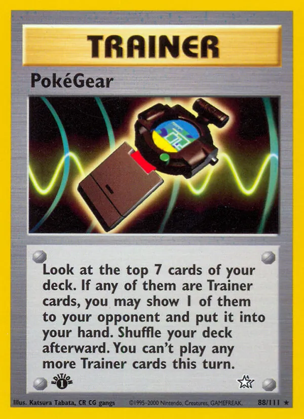 88-1ED PokéGear – Neo Genesis