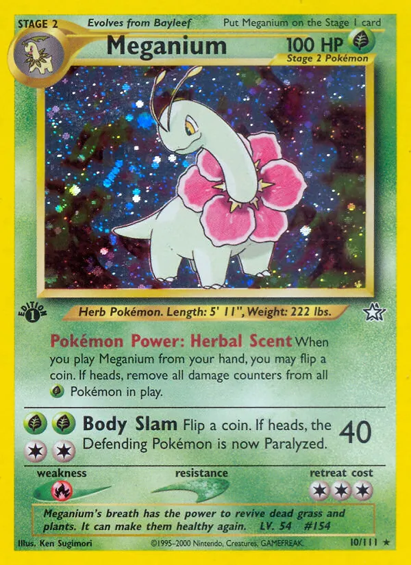 10 Meganium – Neo Genesis