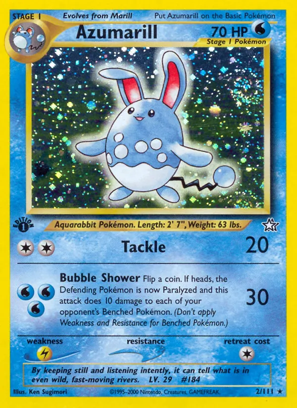 2 Azumarill – Neo Genesis