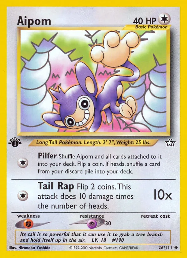 26 Aipom – Neo Genesis
