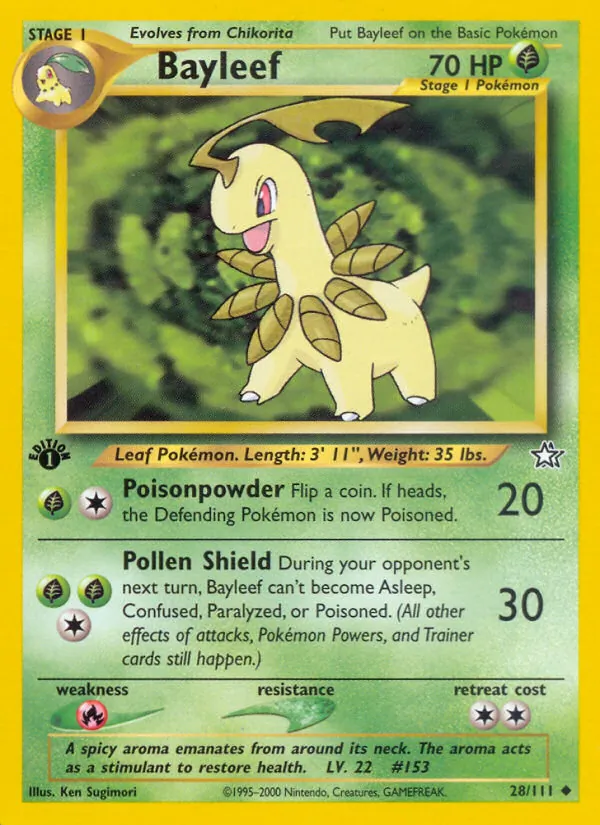 28 Bayleef – Neo Genesis