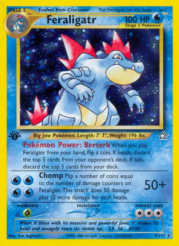 4 Feraligatr – Neo Genesis