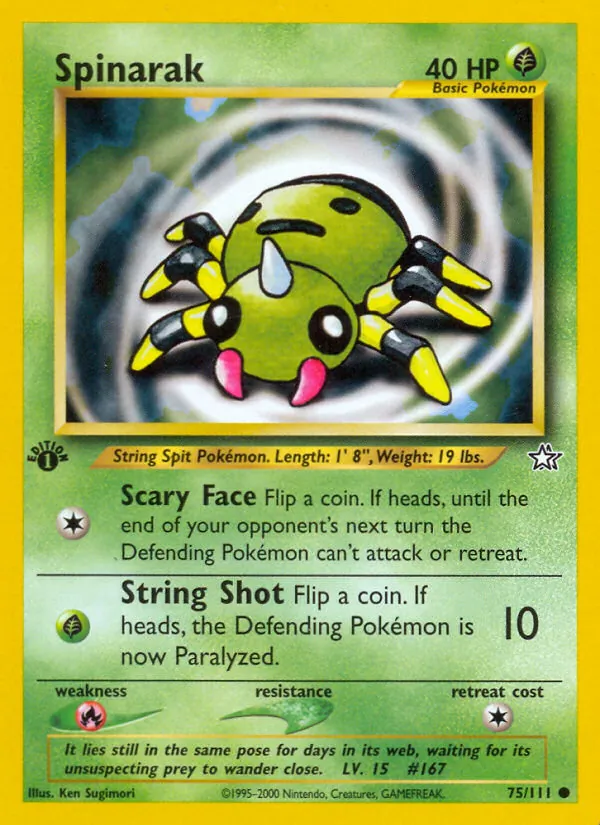 75 Spinarak – Neo Genesis