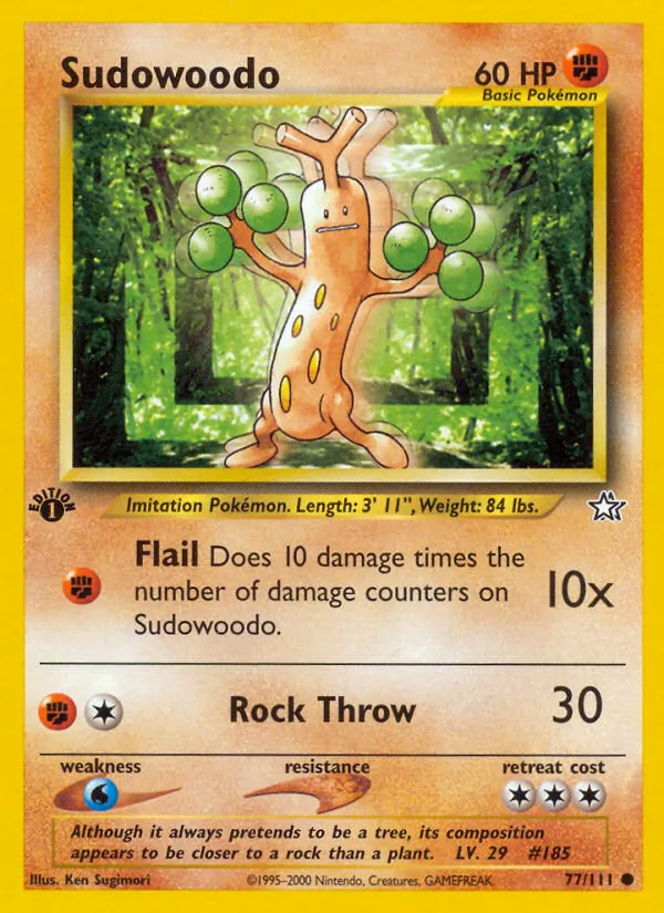 77 Sudowoodo – Neo Genesis