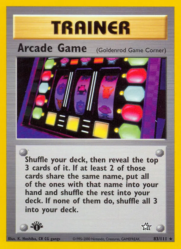 83 Arcade Game – Neo Genesis