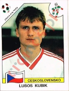 91 Lubos Kubik – FIFA World Cup Italia 1990 Panini