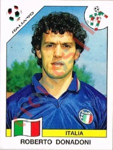 52 Roberto Donadoni – FIFA World Cup Italia 1990 Panini