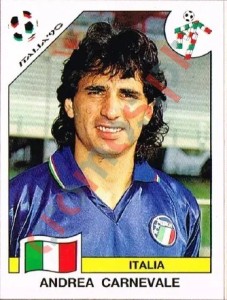 55 Andrea Carnevale – FIFA World Cup Italia 1990 Panini