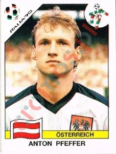 64 Anton Pfeffer – FIFA World Cup Italia 1990 Panini