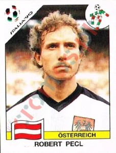 65 Robert Pecl – FIFA World Cup Italia 1990 Panini