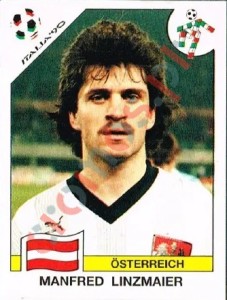 68 Manfred Linzmaier – FIFA World Cup Italia 1990 Panini