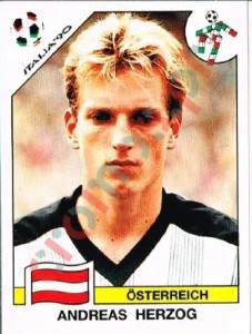 70 Andreas Herzog – FIFA World Cup Italia 1990 Panini