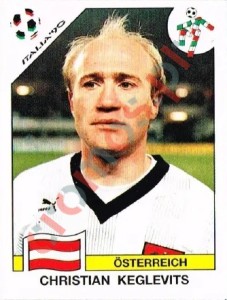 71 Christian Keglevits – FIFA World Cup Italia 1990 Panini