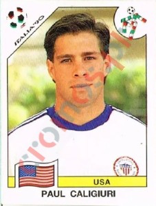 104 Paul Caligiuri – FIFA World Cup Italia 1990 Panini