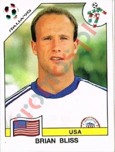 105 Brian Bliss – FIFA World Cup Italia 1990 Panini