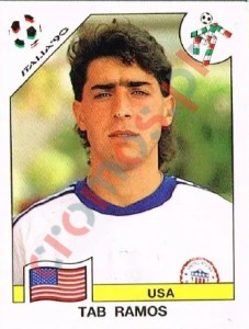 107 Tab Ramos – FIFA World Cup Italia 1990 Panini