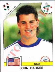 108 John Harkes – FIFA World Cup Italia 1990 Panini