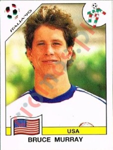 111 Bruce Murray – FIFA World Cup Italia 1990 Panini