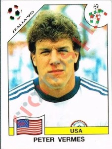 112 Peter Vermes – FIFA World Cup Italia 1990 Panini