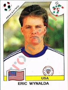 113 Eric Wynalda – FIFA World Cup Italia 1990 Panini