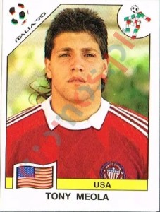 96 Tony Meola – FIFA World Cup Italia 1990 Panini