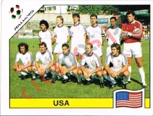 98 Team photo USA – FIFA World Cup Italia 1990 Panini