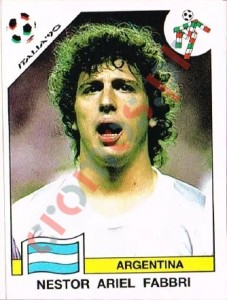 121 Nestor Ariel Fabbri – FIFA World Cup Italia 1990 Panini