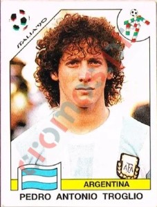 125 Pedro Antonio Troglio – FIFA World Cup Italia 1990 Panini