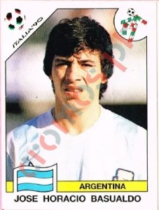 126 Jose Horacio Basualdo – FIFA World Cup Italia 1990 Panini
